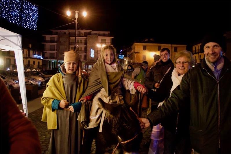 Rivisitazione del cammino di Giuseppe e Maria alla ricerca di un rifugio per dormire 2018 e 2019